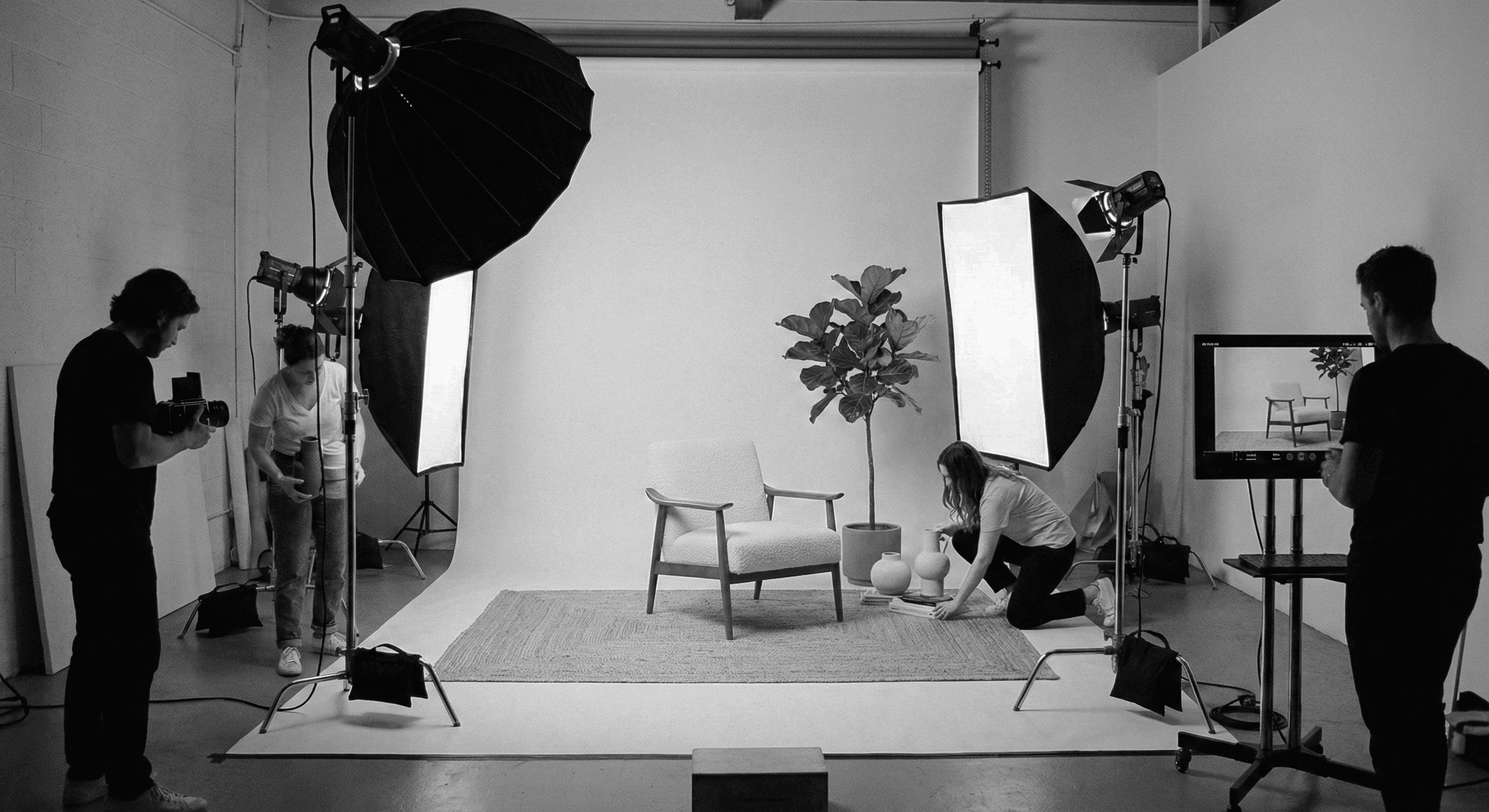 Studio lifestyle product photography