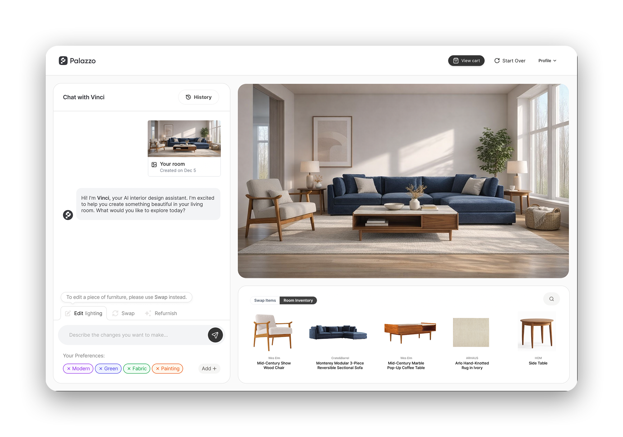 Feature animation overlay